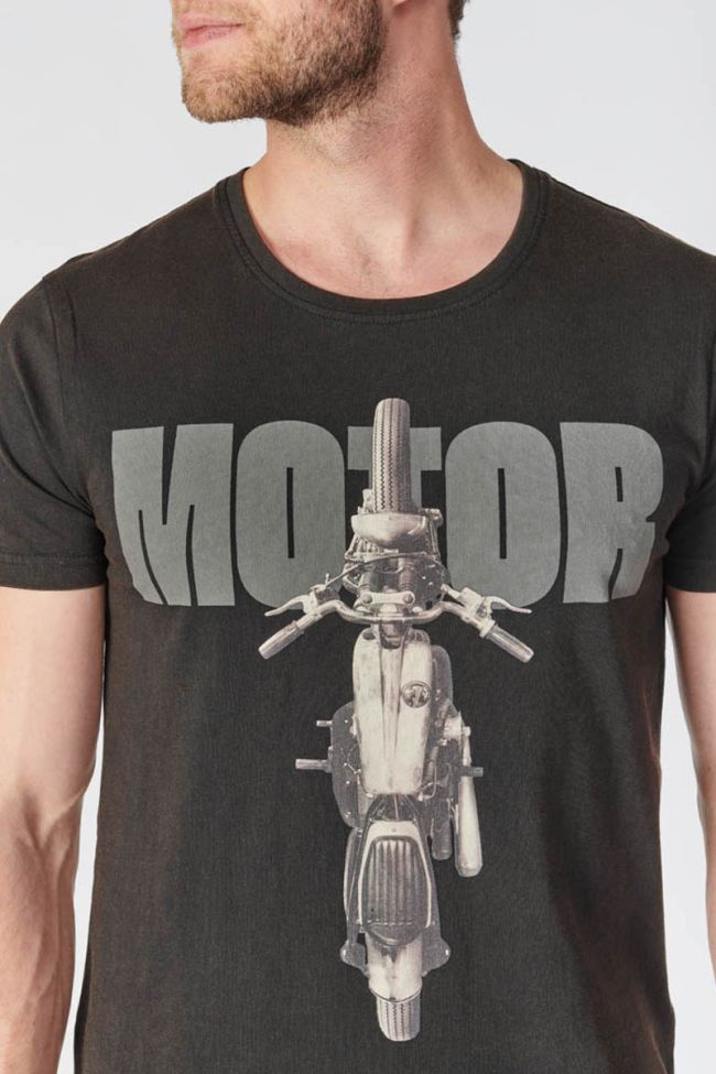 T-shirt Vladim noir imprimé