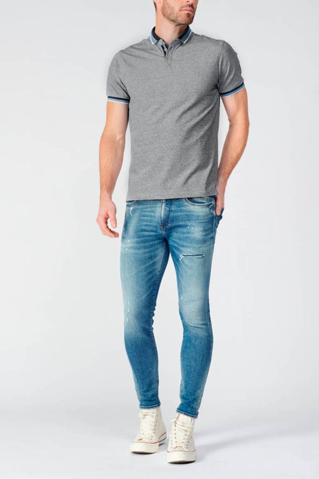 Polo Volto gris chiné