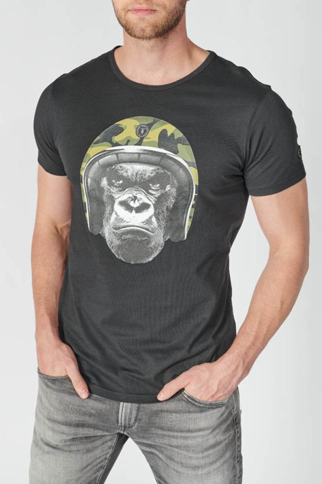 T-shirt Wuko noir imprimé