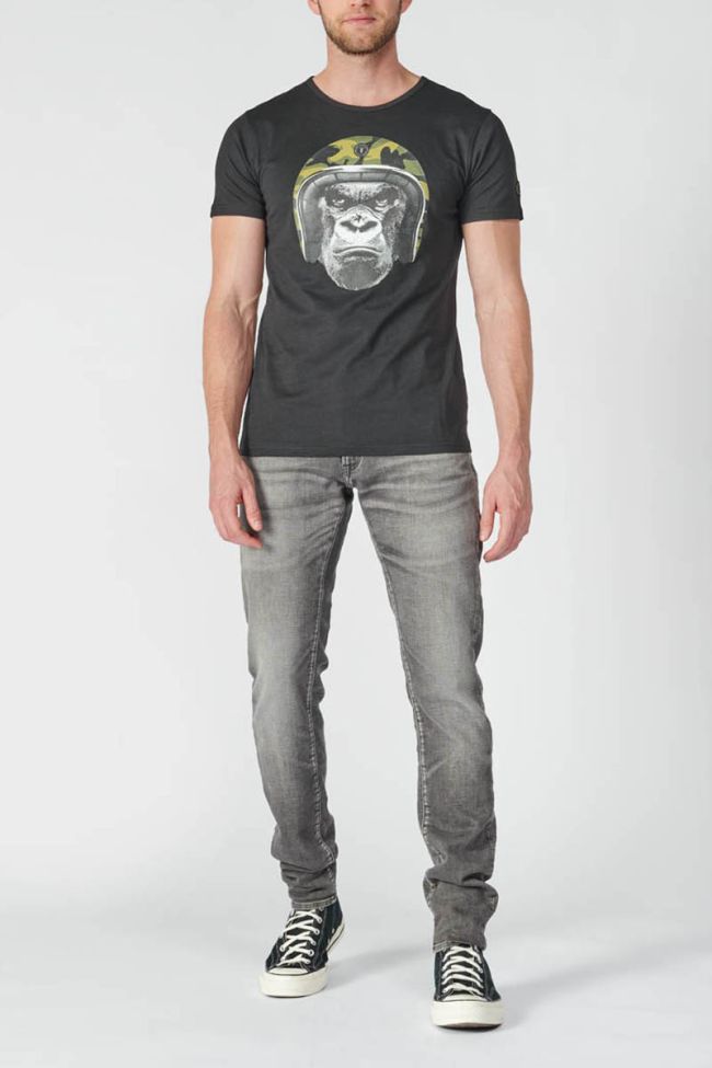 T-shirt Wuko noir imprimé