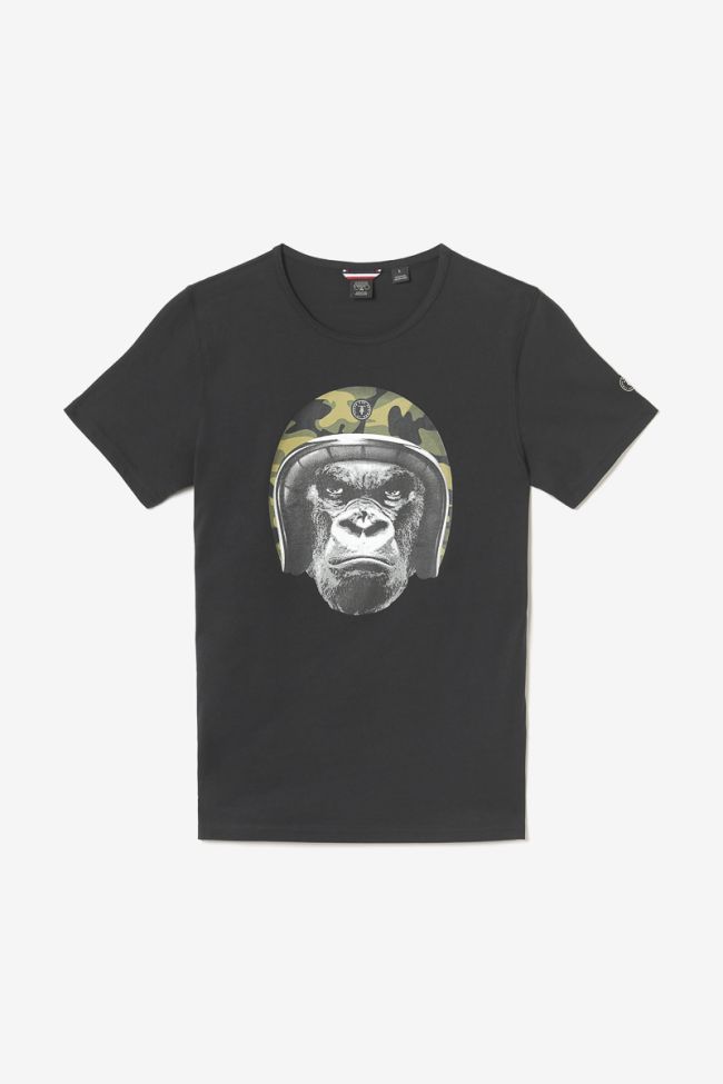 T-shirt Wuko noir imprimé