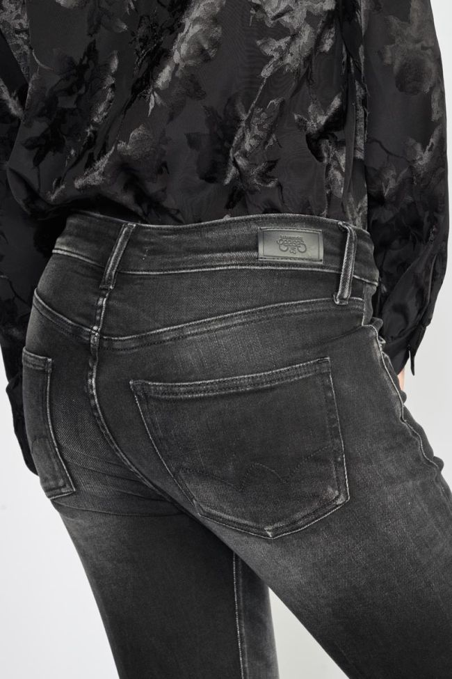 Jeans 400/17 mom Basic taille haute 7/8ème noir N°1