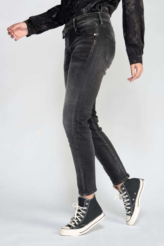 Jeans 400/17 mom Basic taille haute 7/8ème noir N°1