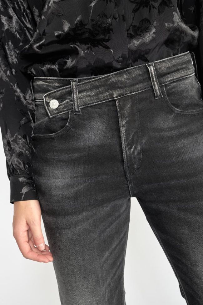 Jeans 400/17 mom Basic taille haute 7/8ème noir N°1