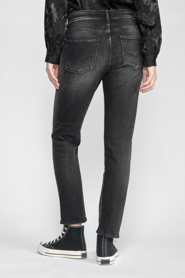 Jeans 400/17 mom Basic taille haute 7/8ème noir N°1