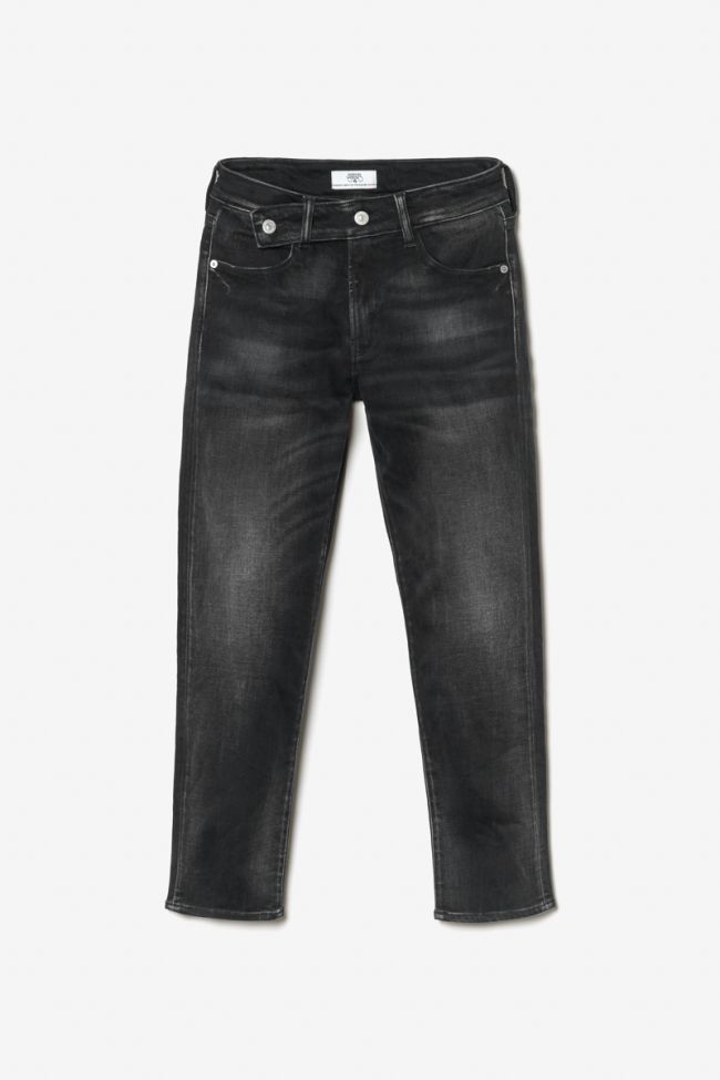 Jeans 400/17 mom Basic taille haute 7/8ème noir N°1