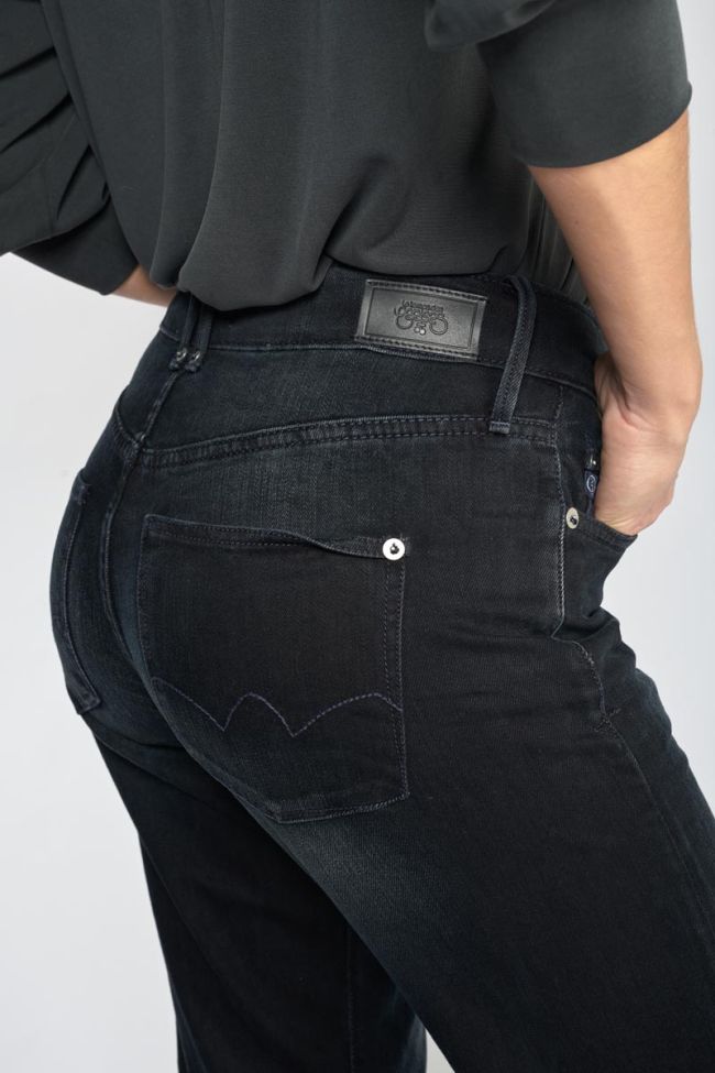 Jeans 400/18 mom Basic taille haute 7/8ème bleu-noir N°1