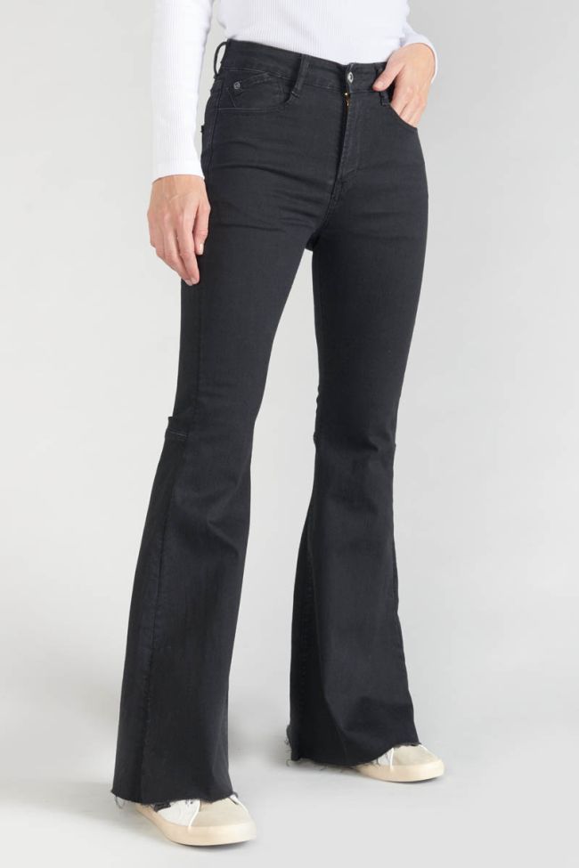 Jeans flare Alberta taille haute noir N°0