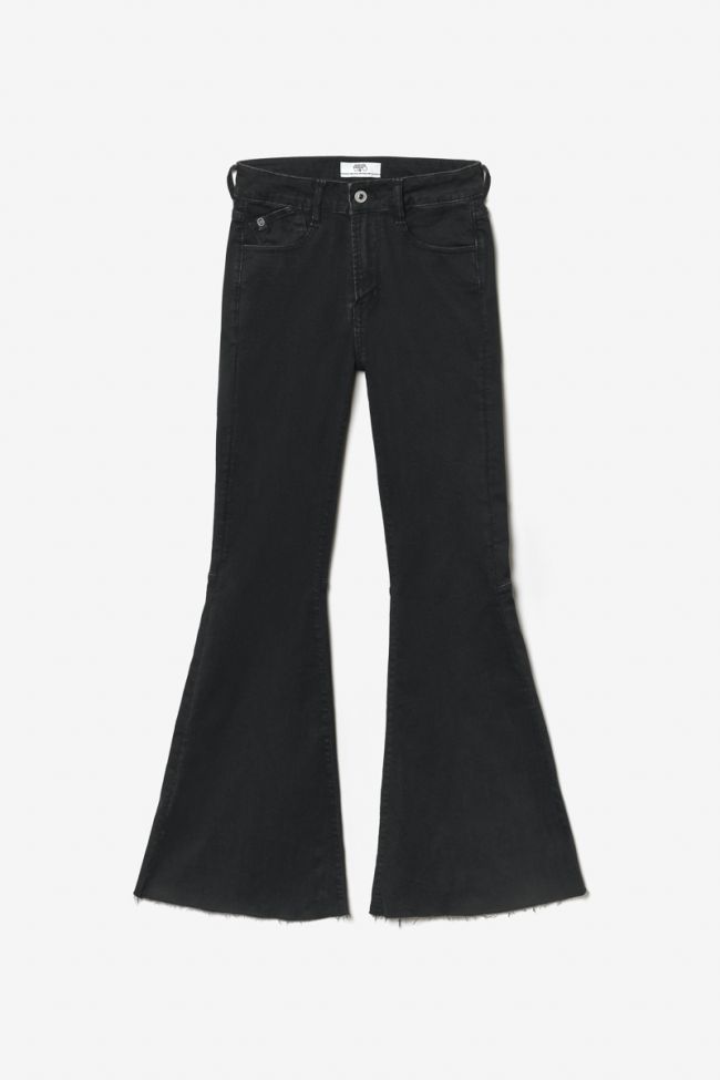Jeans flare Alberta taille haute noir N°0