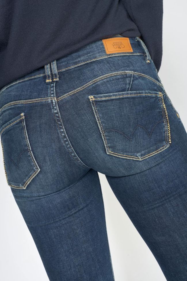 Jeans pulp slim Cluzo 7/8ème bleu N°2