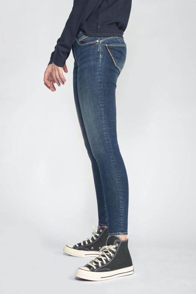 Jeans pulp slim Cluzo 7/8ème bleu N°2