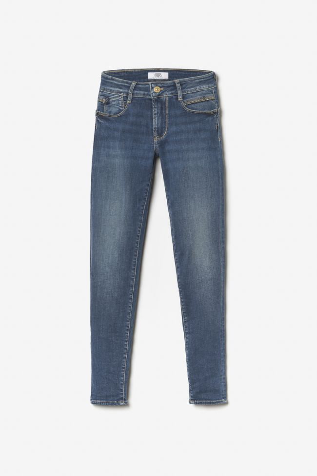 Jeans pulp slim Cluzo 7/8ème bleu N°2
