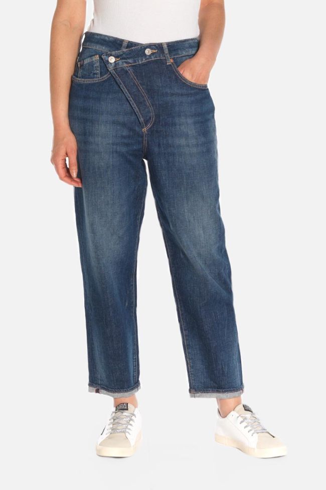 Jeans boyfit Cosy 7/8ème bleu N°2