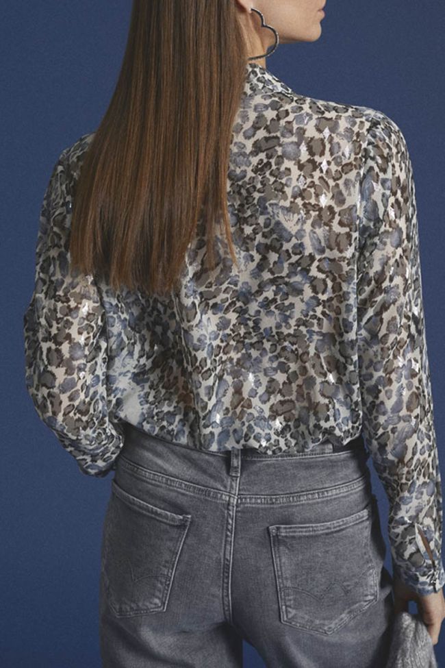 Jeans boyfit Cosy 7/8ème gris N°3