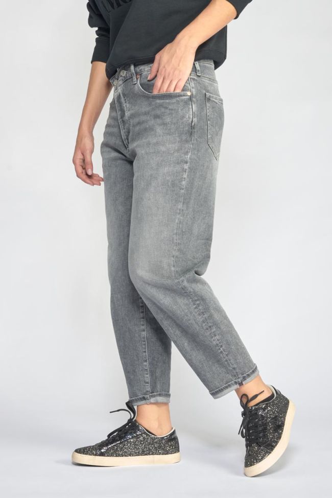 Jeans boyfit Cosy 7/8ème gris N°3