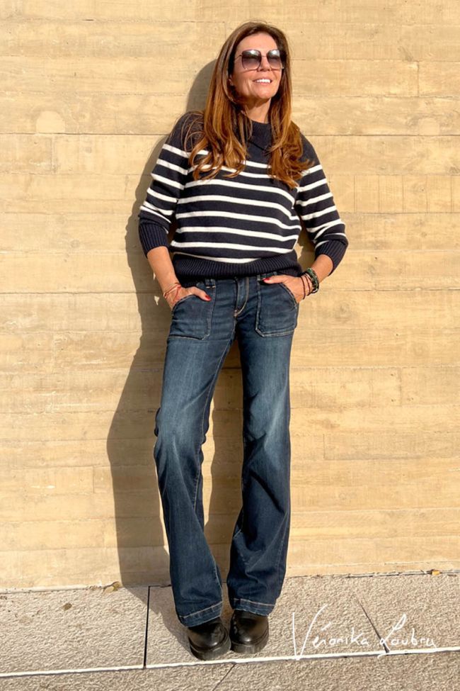 Efter flare by Véronika Loubry jeans bleu N°1