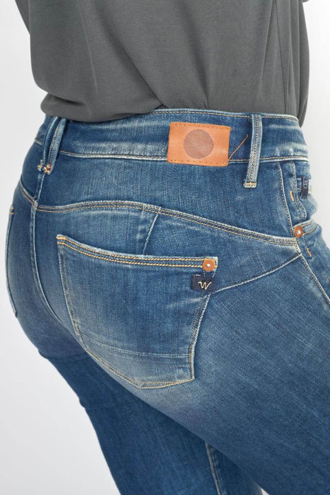 Jeans pulp slim Foals 7/8ème destroy bleu N°2