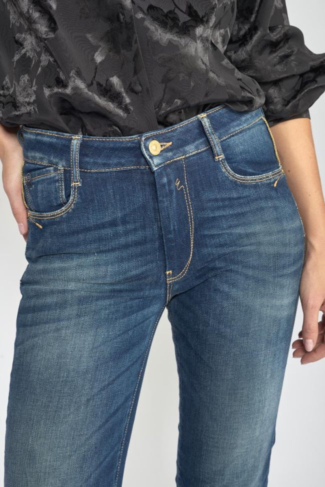 Jeans pulp regular Fuzzy taille haute 7/8ème vintage bleu N°2