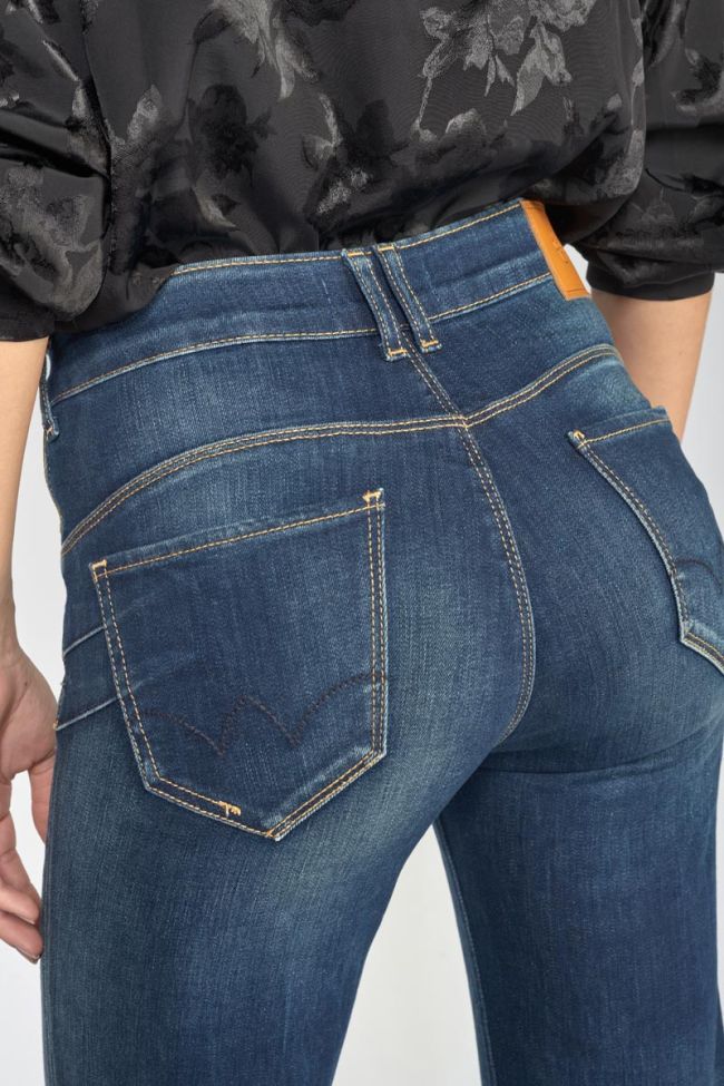 Jeans pulp regular Fuzzy taille haute 7/8ème vintage bleu N°2