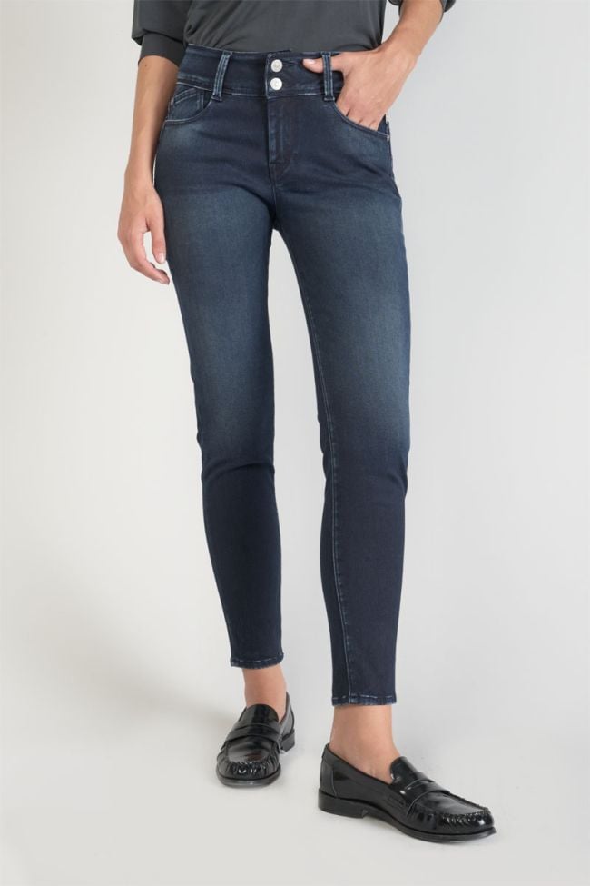 Jeans ultra pulp slim Gush taille haute 7/8ème bleu-noir N°1
