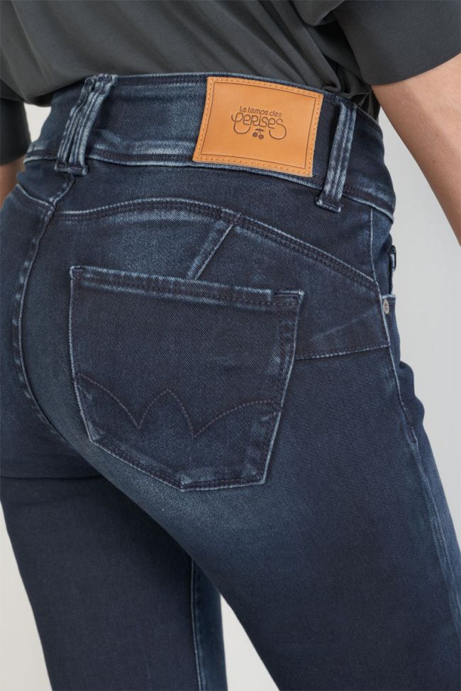 Jeans ultra pulp slim Gush taille haute 7/8ème bleu-noir N°1