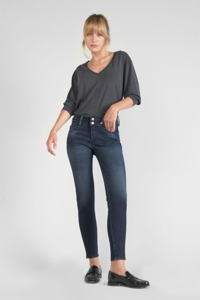 Jeans ultra pulp slim Gush taille haute 7/8ème bleu-noir N°1