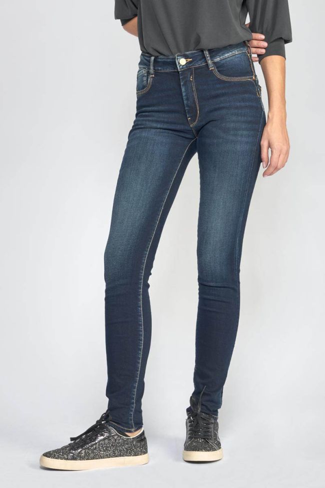 Jeans pulp slim Hagen taille haute bleu N°1