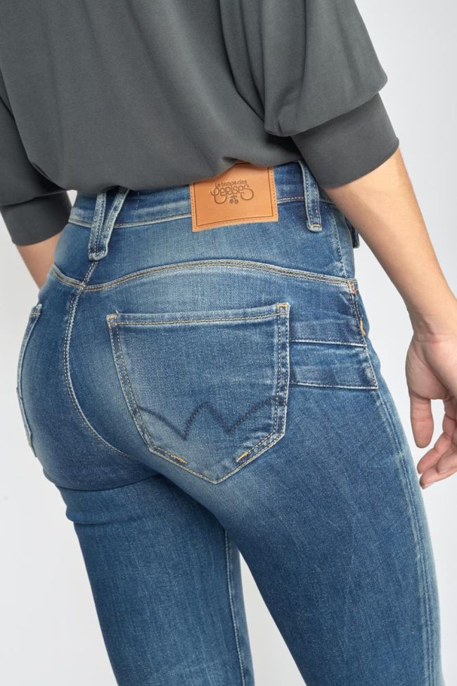 Jeans pulp slim Ich taille haute 7/8ème bleu N°4