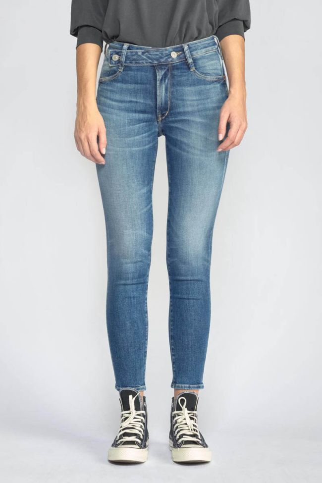 Jeans pulp slim Ich taille haute 7/8ème bleu N°4