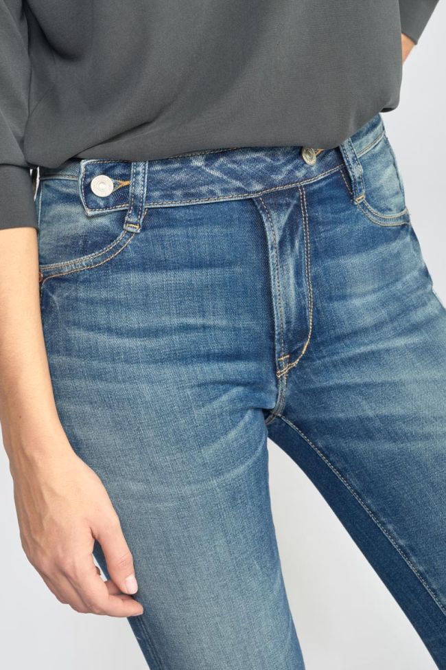 Jeans pulp slim Ich taille haute 7/8ème bleu N°4
