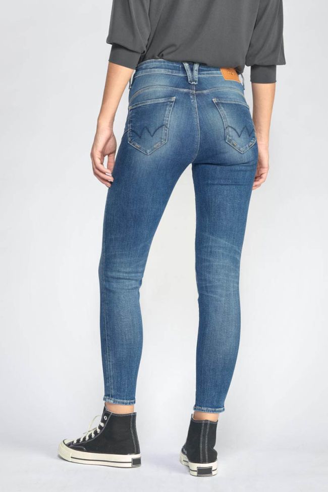 Jeans pulp slim Ich taille haute 7/8ème bleu N°4