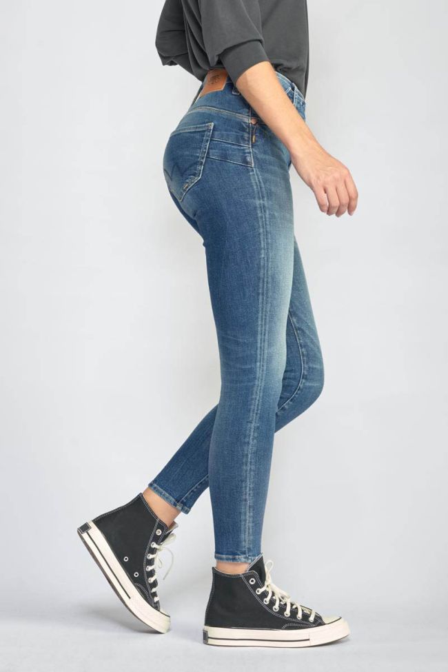 Jeans pulp slim Ich taille haute 7/8ème bleu N°4