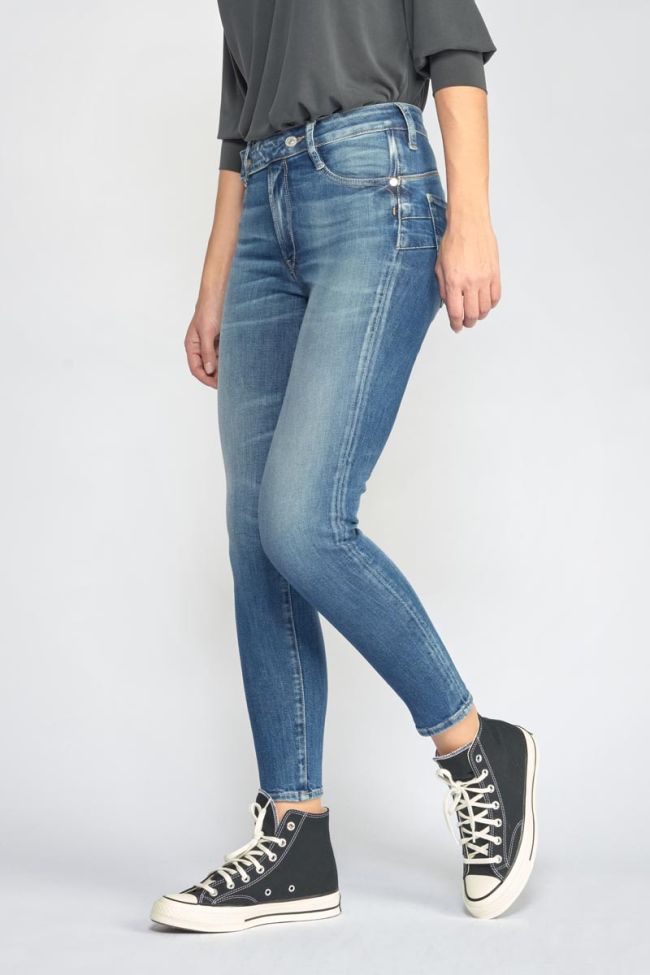 Jeans pulp slim Ich taille haute 7/8ème bleu N°4