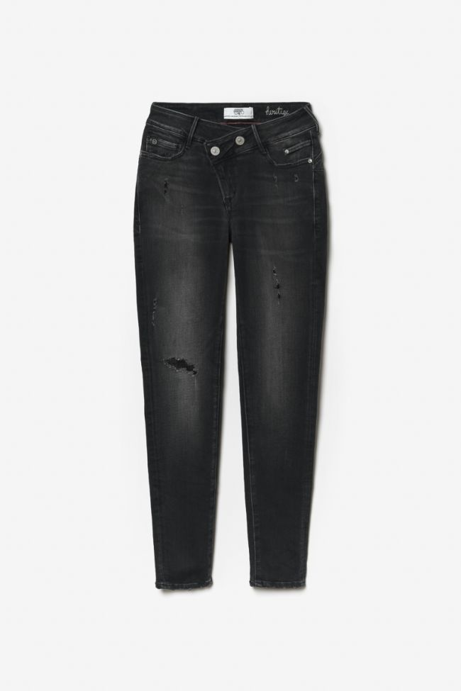 Jeans pulp slim Meteors 7/8ème noir N°1