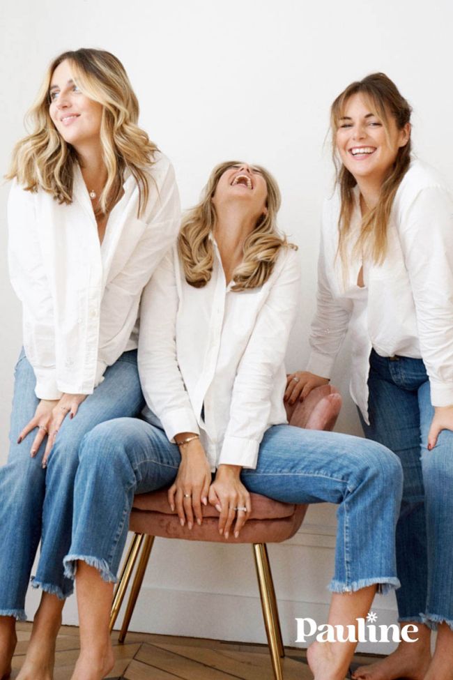 COLLAB @PAULINETRRS Pablo taille haute 7/8ème jeans bleu N°4