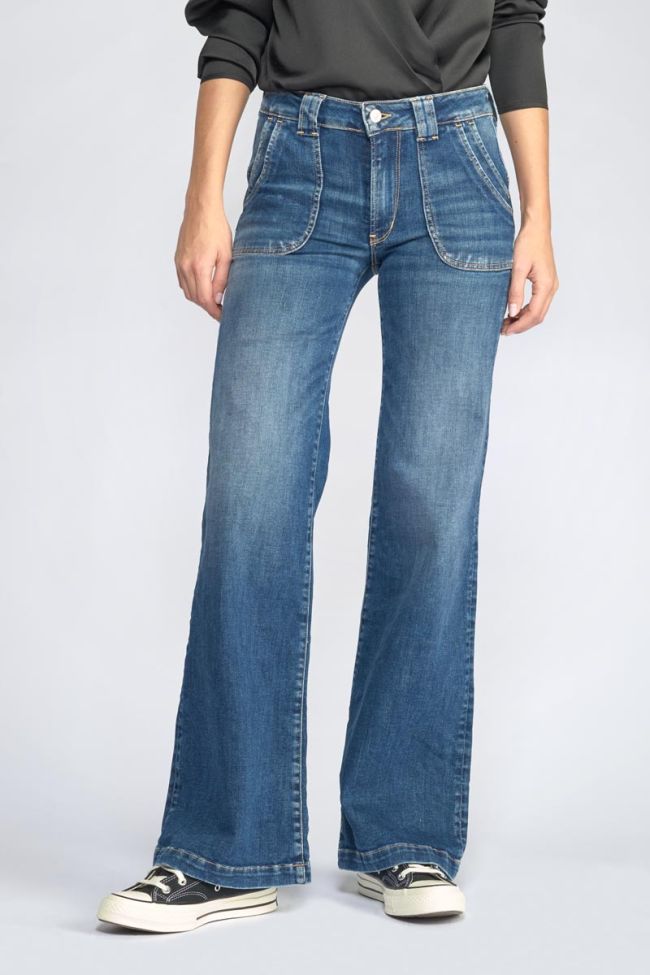 Jeans pulp flare Puggy taille haute bleu N°3