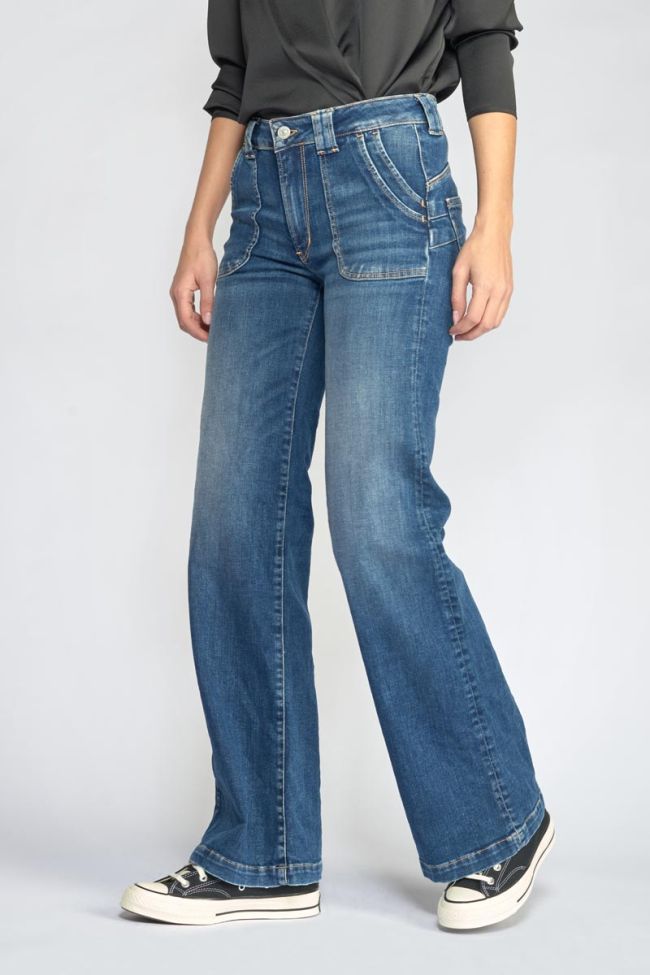 Jeans pulp flare Puggy taille haute bleu N°3