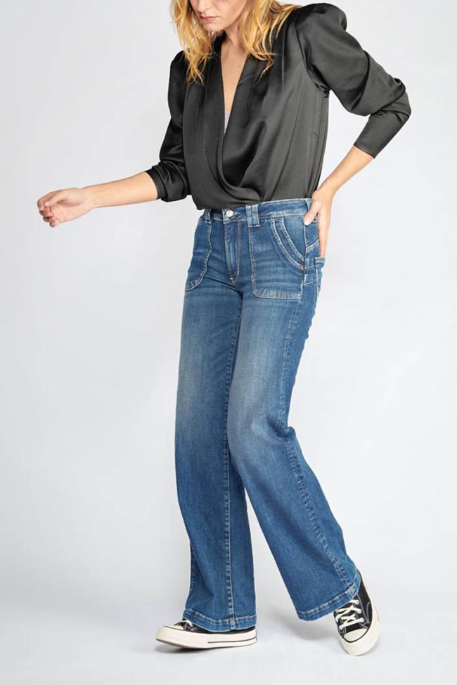 Jeans pulp flare Puggy taille haute bleu N°3