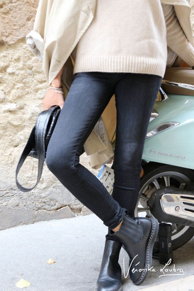 Pulp slim by Véronika Loubry jeans noir N°1