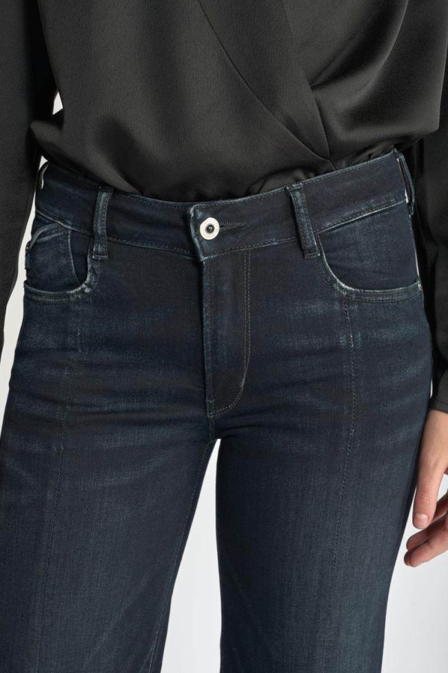 Jeans pulp flare Sin taille haute bleu-noir N°1