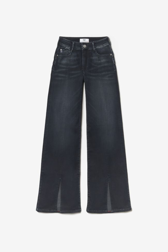 Jeans pulp flare Sin taille haute bleu-noir N°1