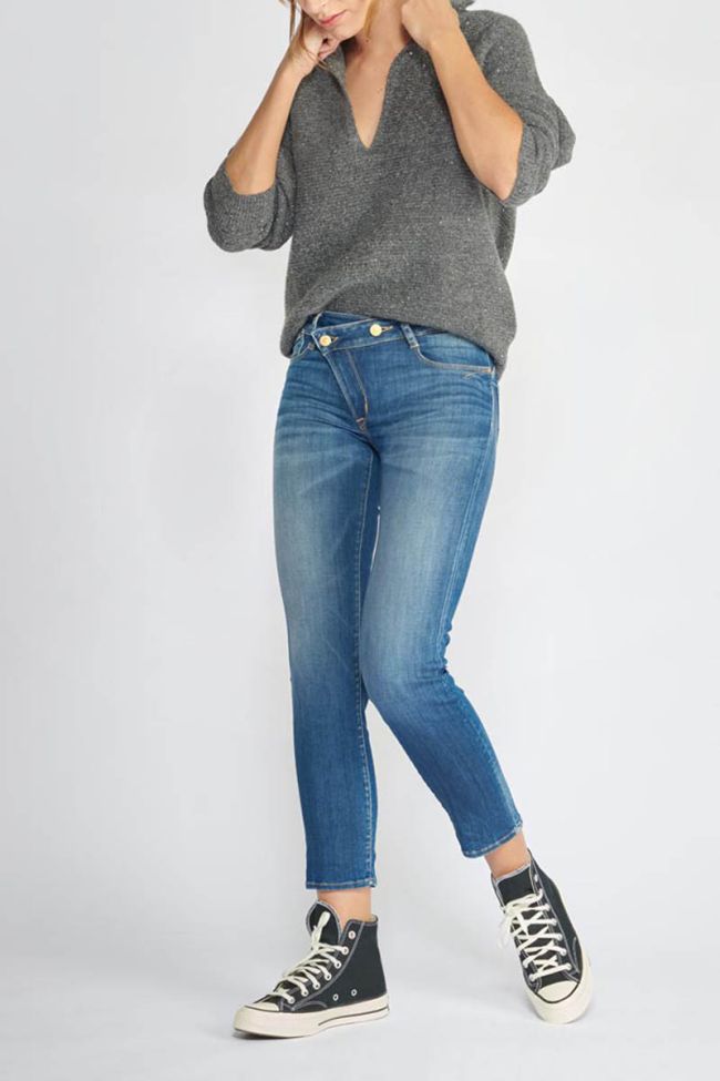 Jeans pulp slim Sticky 7/8ème bleu N°2