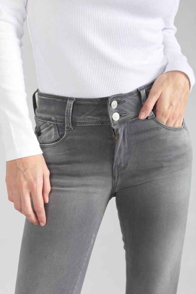 Jeans ultra pulp slim taille haute 7/8ème gris N°3