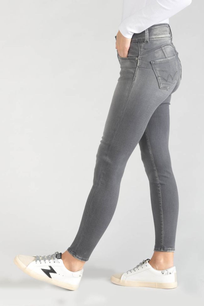 Jeans ultra pulp slim taille haute 7/8ème gris N°3