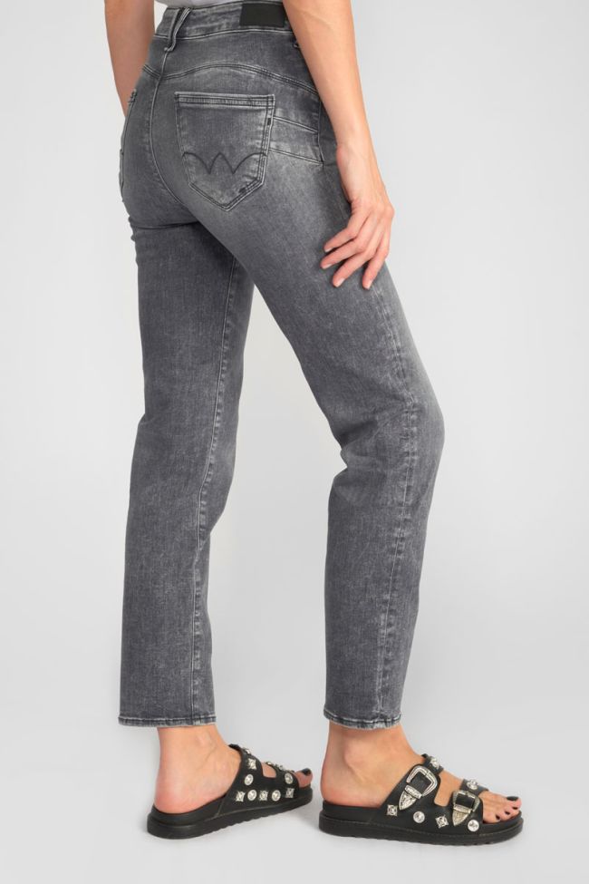 Jeans pulp regular Vex taille haute 7/8ème gris N°2
