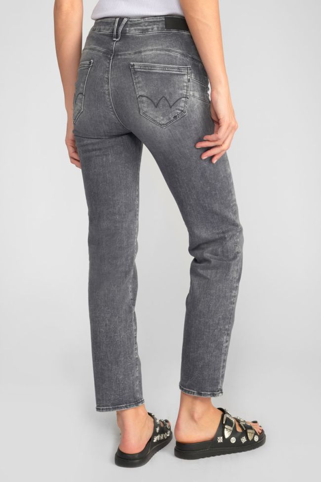 Jeans pulp regular Vex taille haute 7/8ème gris N°2