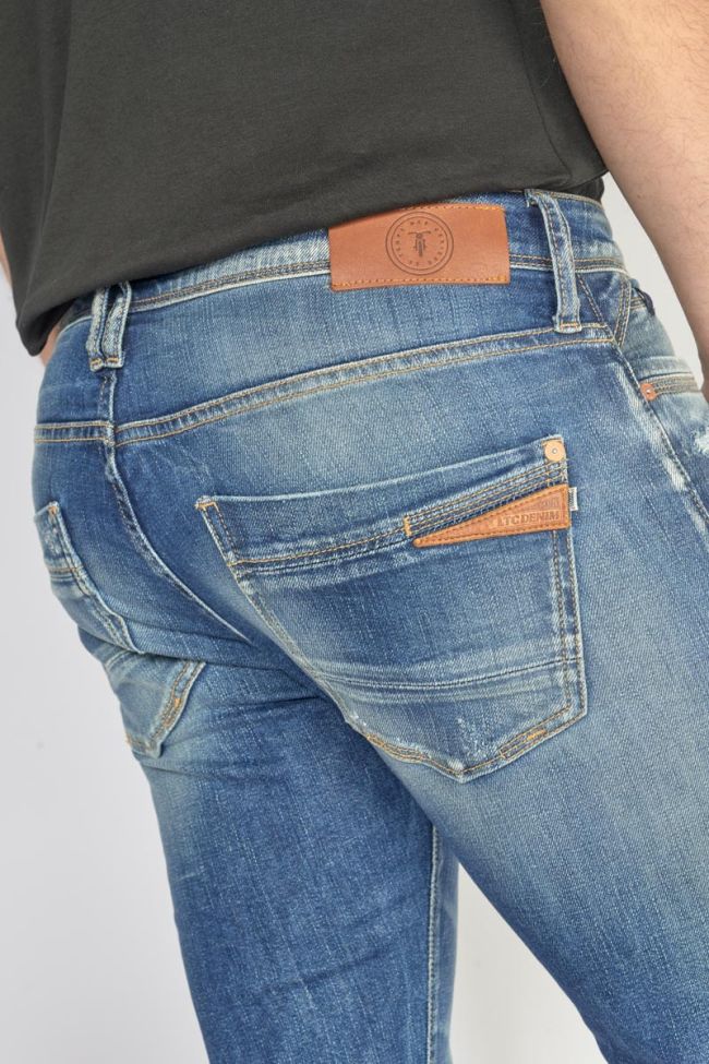 Jeans 700/11 adjusted Barefoot destroy bleu N°3