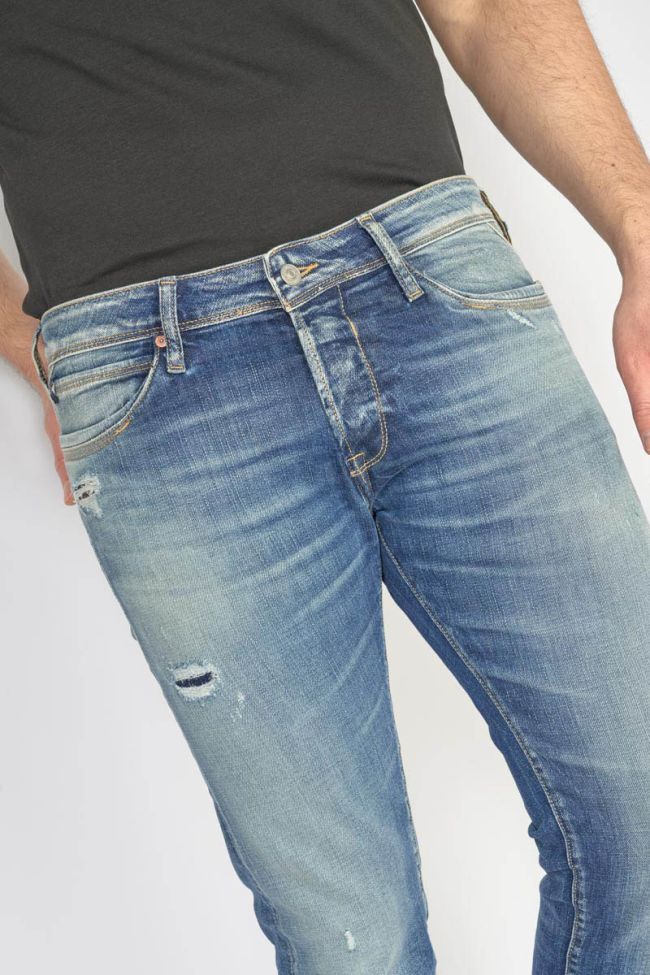 Jeans 700/11 adjusted Barefoot destroy bleu N°3