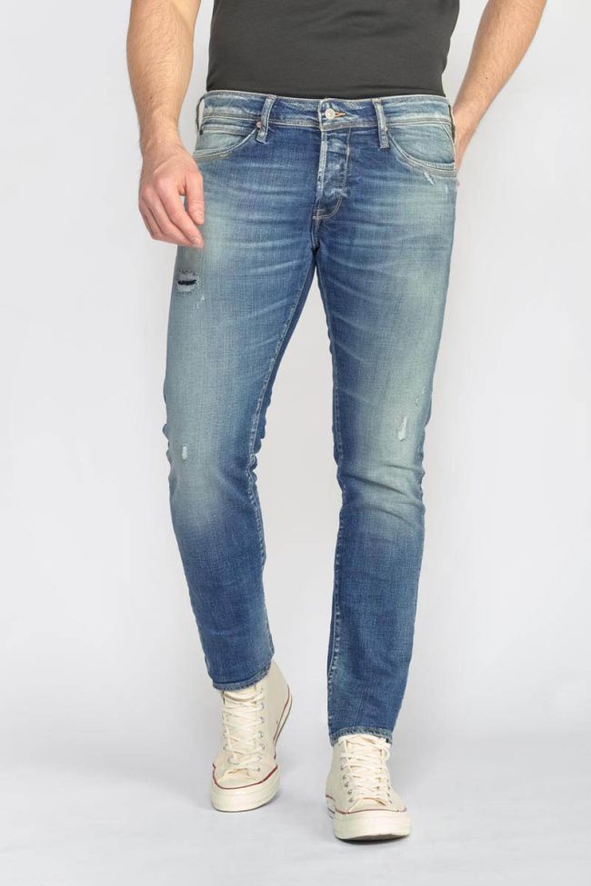 Jeans 700/11 adjusted Barefoot destroy bleu N°3
