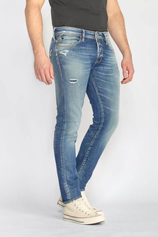 Jeans 700/11 adjusted Barefoot destroy bleu N°3